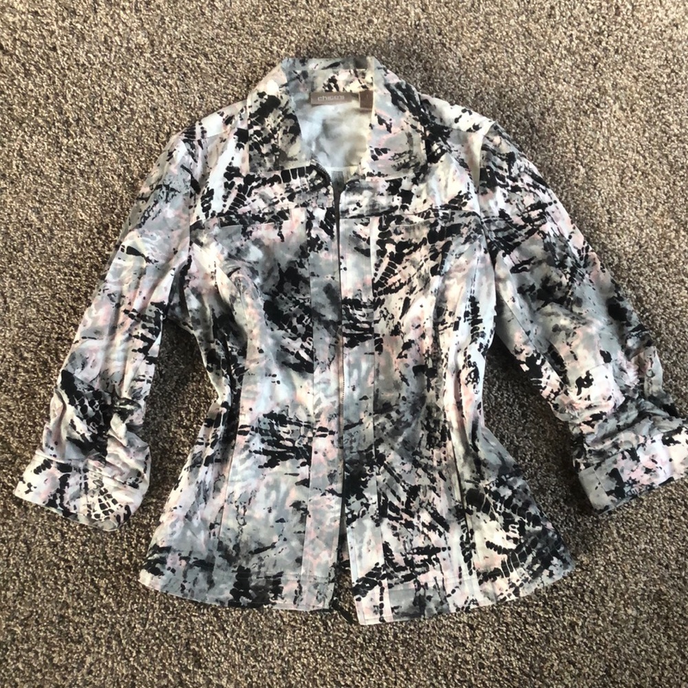 Chico's 3/4 Sleeve Jacket, Chico’s Size 1
